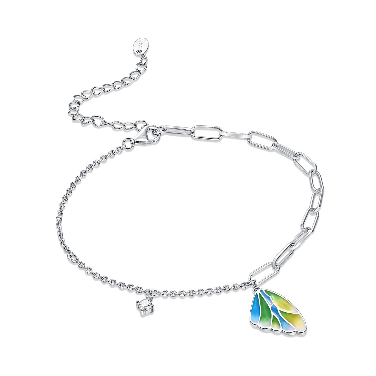 Enamel Butterfly Bracelet Kiaan Jewels