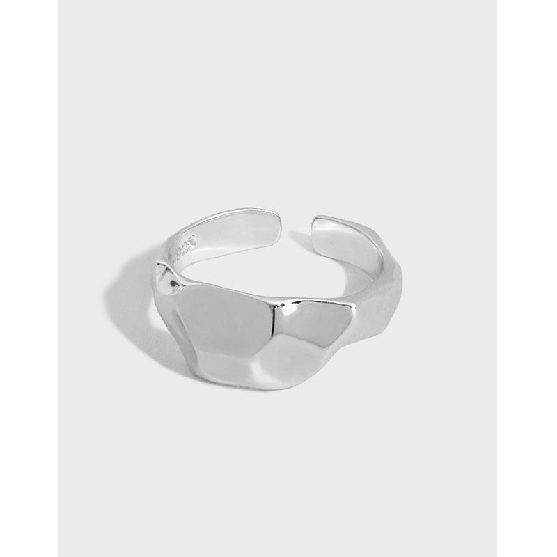 Hammered Abstract Ring Kiaan Jewels