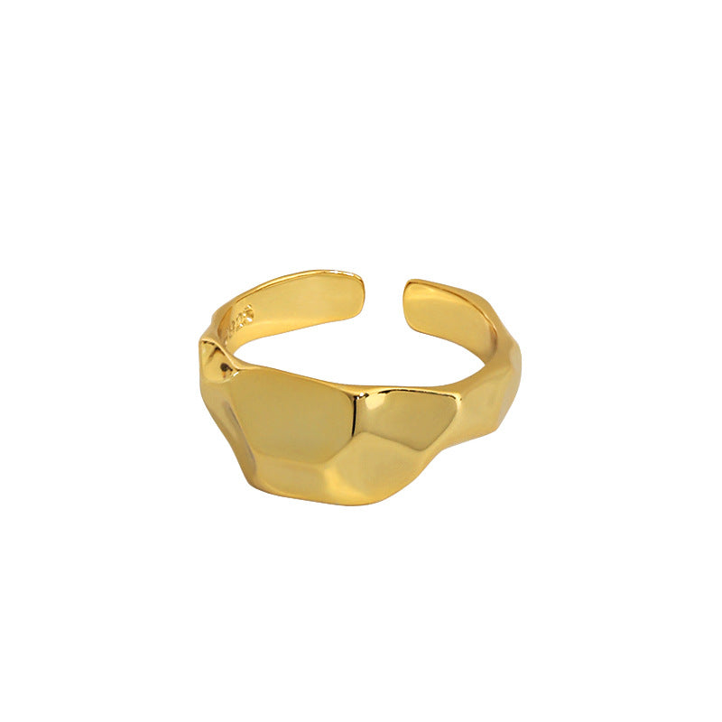 Hammered Abstract Ring Kiaan Jewels