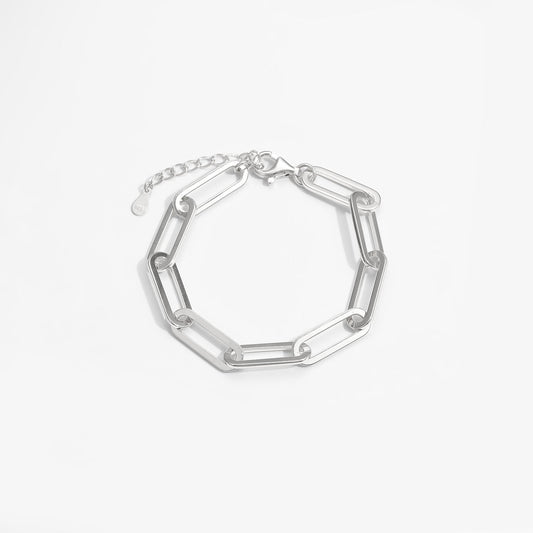 Paperclip Chain Bracelet Kiaan Jewels